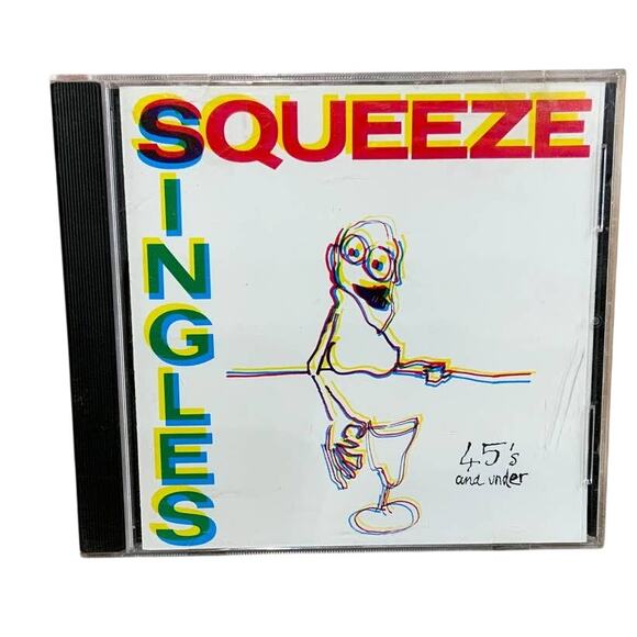 Vintage 1995 Squeeze Singles 45's and Under Audio Music CD VG Condition - Picture 1 of 3